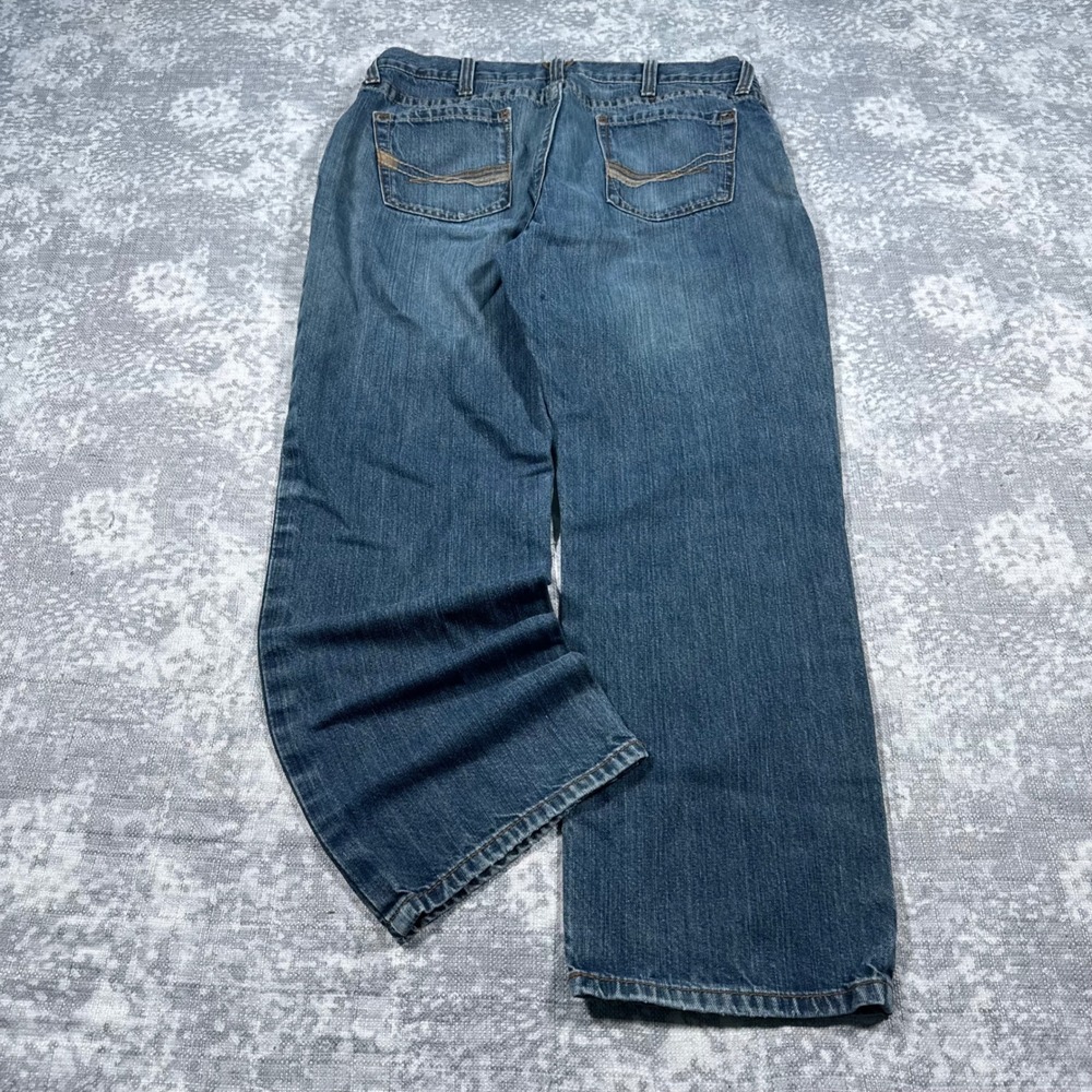 Ariat M2 Relaxed Bootcut Jeans Mens 36x30 Blue Y2K Baggy Skater Grunge Western